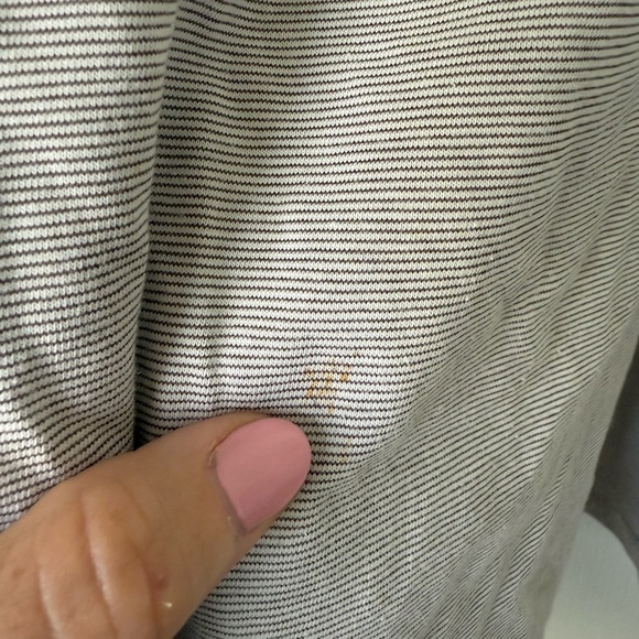 Burn bootcamp Medium cropped tank black and white stripe - Picture 3 of 4